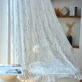 Textiles lente de bordado de bordado de encaje para la cortina pura